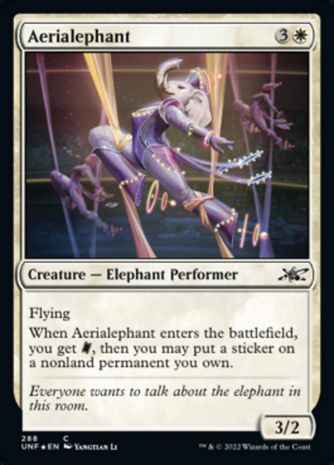 Aerialephant (Galaxy Foil) [Unfinity] | Arkham Games and Comics