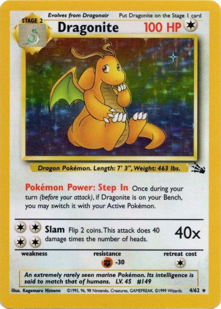 Dragonite (4/62) [Fossil Unlimited] | Arkham Games and Comics