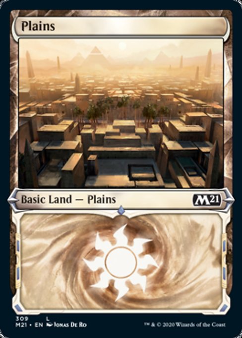 Plains (Showcase) [Core Set 2021] | Arkham Games and Comics