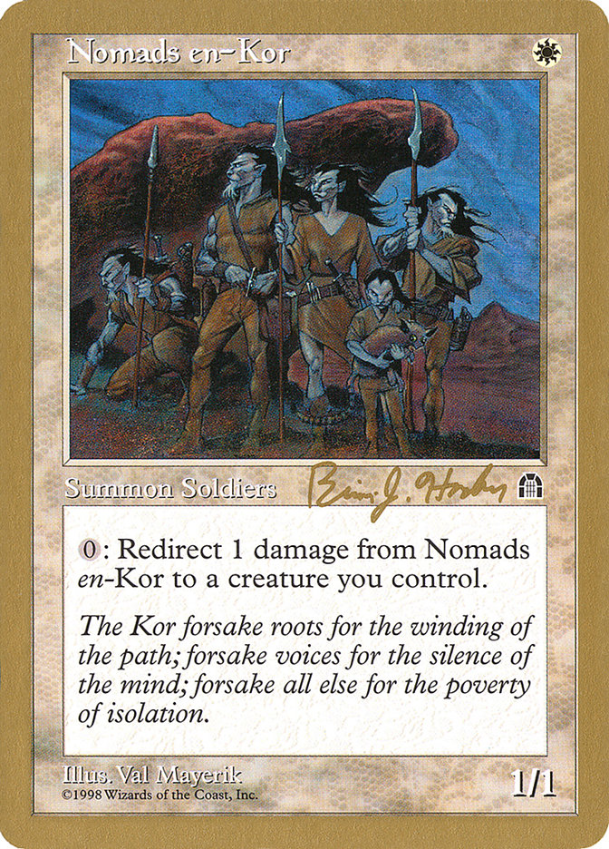 Nomads en-Kor (Brian Hacker) [World Championship Decks 1998] | Arkham Games and Comics