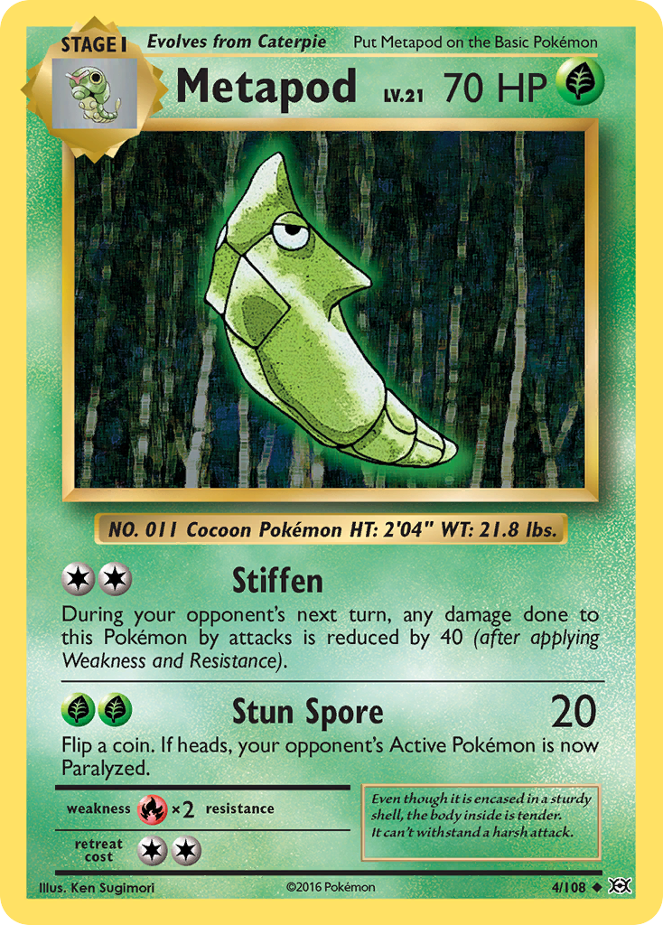 Metapod (4/108) [XY: Evolutions] | Arkham Games and Comics