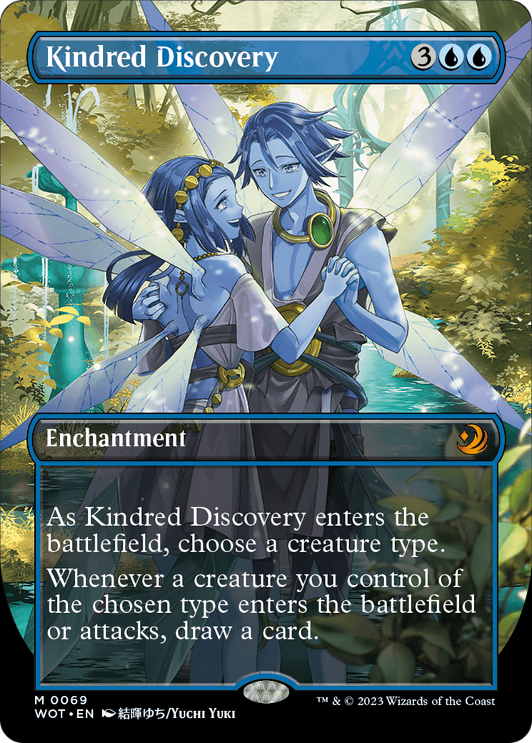 Kindred Discovery (Anime Borderless) [Wilds of Eldraine: Enchanting Tales] | Arkham Games and Comics