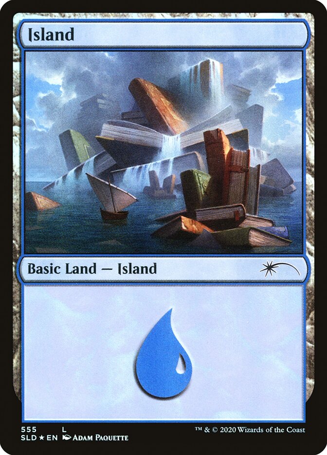 Island (Well Read) (555) [Secret Lair Drop Promos] | Arkham Games and Comics