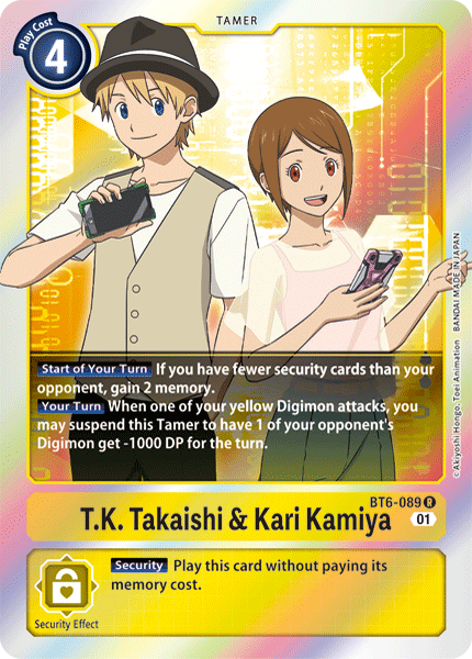 T.K. Takaishi & Kari Kamiya [BT6-089] [Double Diamond] | Arkham Games and Comics