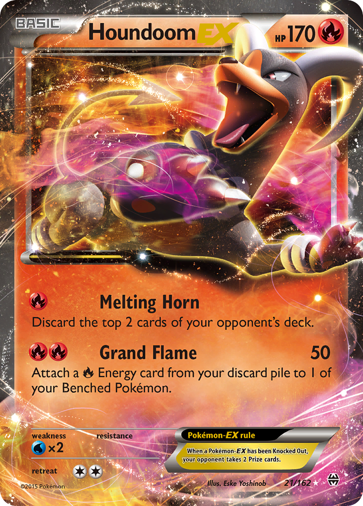 Houndoom EX (21/162) [XY: BREAKthrough] | Arkham Games and Comics