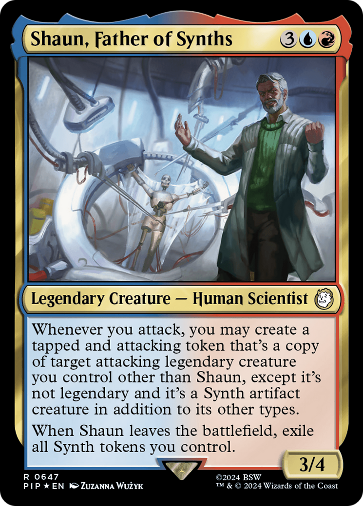 Shaun, Father of Synths (Surge Foil) [Fallout] | Arkham Games and Comics