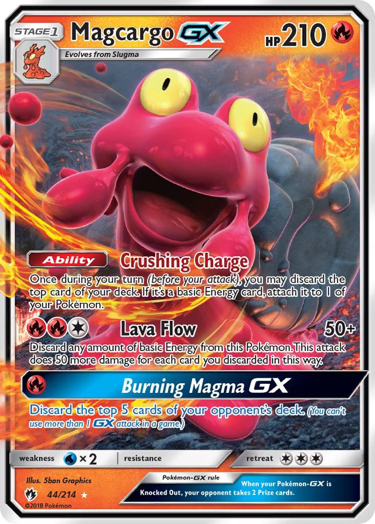 Magcargo GX (44/214) [Sun & Moon: Lost Thunder] | Arkham Games and Comics