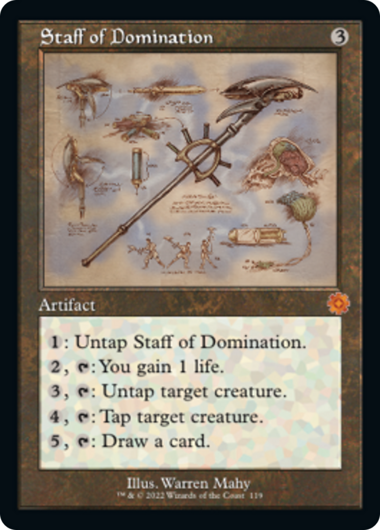 Staff of Domination (Retro Schematic) [The Brothers' War Retro Artifacts] | Arkham Games and Comics