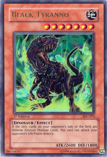 Black Tyranno [IOC-075] Ultra Rare | Arkham Games and Comics