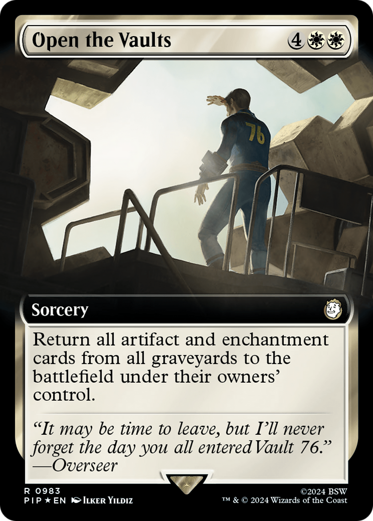 Open the Vaults (Extended Art) (Surge Foil) [Fallout] | Arkham Games and Comics