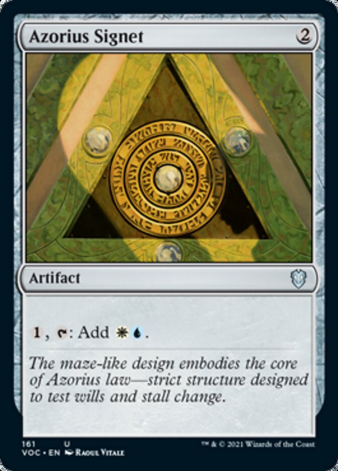 Azorius Signet [Innistrad: Crimson Vow Commander] | Arkham Games and Comics