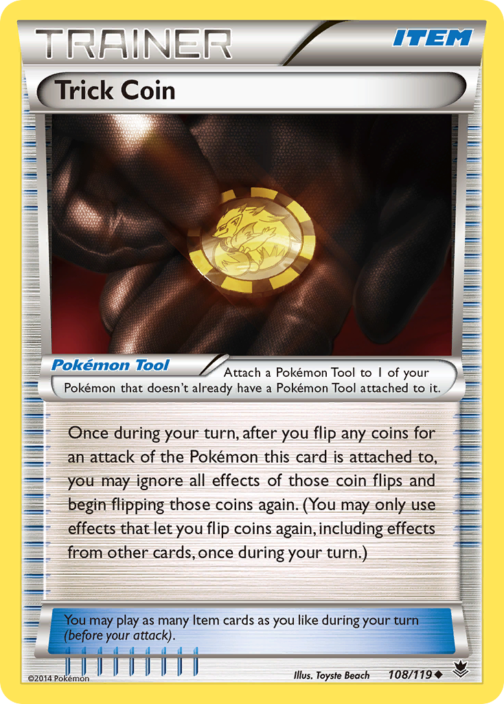 Trick Coin (108/119) [XY: Phantom Forces] | Arkham Games and Comics