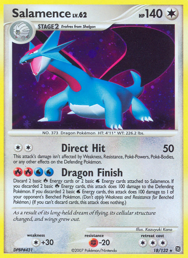 Salamence (18/132) [Diamond & Pearl: Secret Wonders] | Arkham Games and Comics