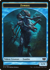 Whale // Zombie (011/036) Double-sided Token [Commander 2014 Tokens] | Arkham Games and Comics