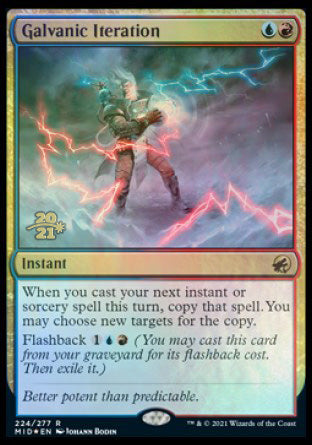 Galvanic Iteration [Innistrad: Midnight Hunt Prerelease Promos] | Arkham Games and Comics