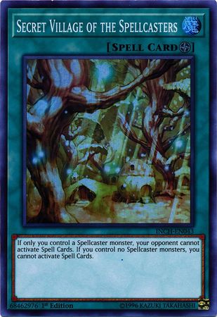 Secret Village of the Spellcasters [INCH-EN043] Super Rare | Arkham Games and Comics