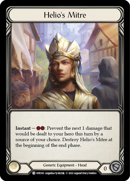 Helio's Mitre [UPR183] (Uprising)  Cold Foil | Arkham Games and Comics