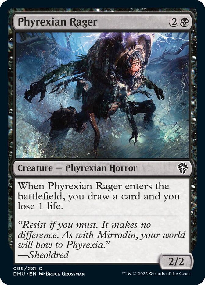 Phyrexian Rager [Dominaria United] | Arkham Games and Comics