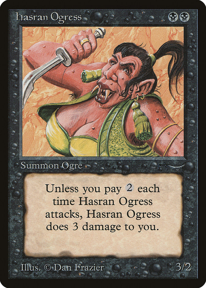 Hasran Ogress (Light Mana Cost) [Arabian Nights] | Arkham Games and Comics