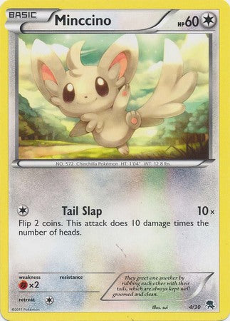 Minccino (4/30) [Black & White: Trainer Kit - Zoroark] | Arkham Games and Comics