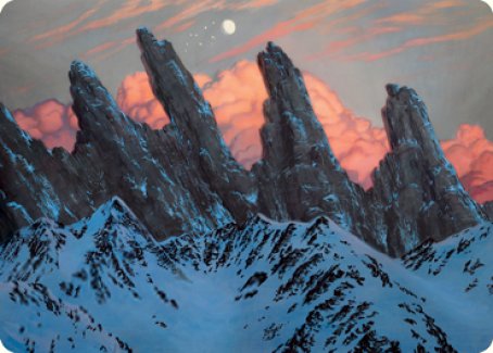 Mountain (275) Art Card [Dungeons & Dragons: Adventures in the Forgotten Realms Art Series] | Arkham Games and Comics