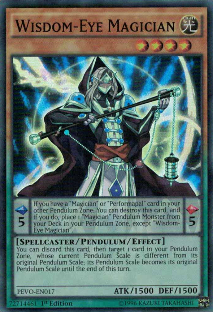 Wisdom-Eye Magician [PEVO-EN017] Super Rare | Arkham Games and Comics