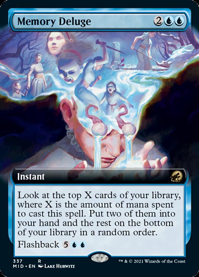 Memory Deluge (Extended) [Innistrad: Midnight Hunt] | Arkham Games and Comics