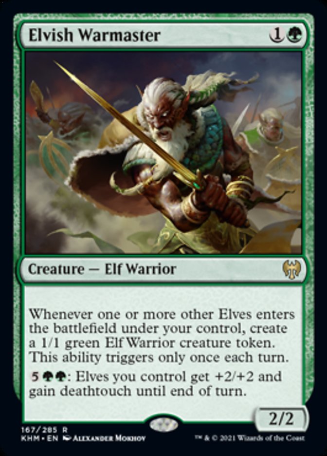 Elvish Warmaster [Kaldheim] | Arkham Games and Comics