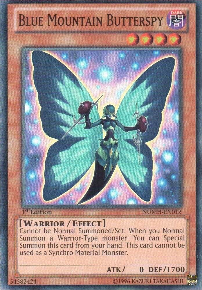 Blue Mountain Butterspy [NUMH-EN012] Super Rare | Arkham Games and Comics