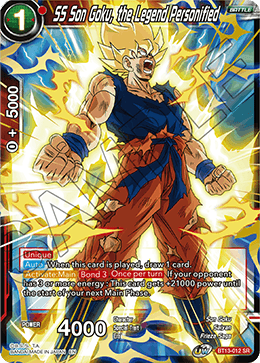 SS Son Goku, the Legend Personified (Super Rare) [BT13-012] | Arkham Games and Comics