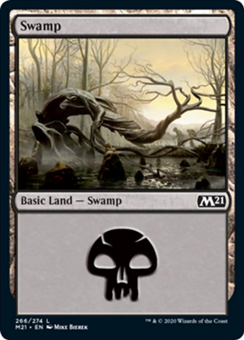 Swamp [Core Set 2021] | Arkham Games and Comics