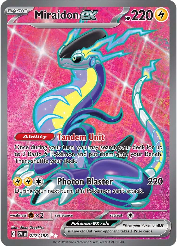 Miraidon ex (227/198) [Scarlet & Violet: Base Set] | Arkham Games and Comics