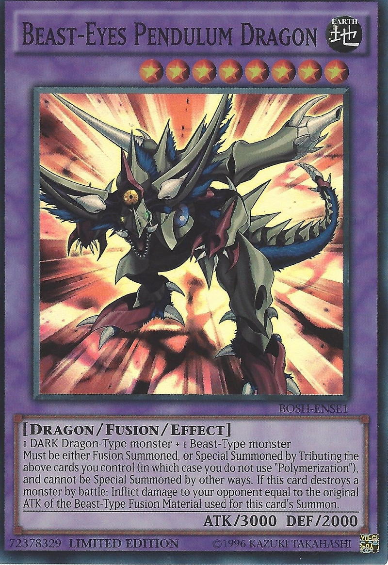 Beast-Eyes Pendulum Dragon [BOSH-ENSE1] Super Rare | Arkham Games and Comics