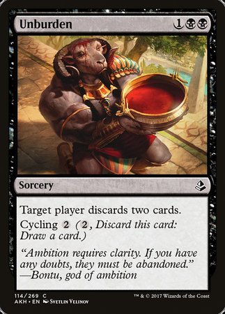 Unburden [Amonkhet] | Arkham Games and Comics