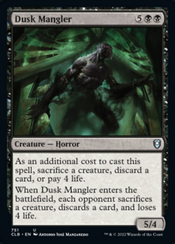 Dusk Mangler [Commander Legends: Battle for Baldur's Gate] | Arkham Games and Comics