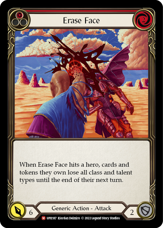 Erase Face [UPR187] (Uprising)  Rainbow Foil | Arkham Games and Comics