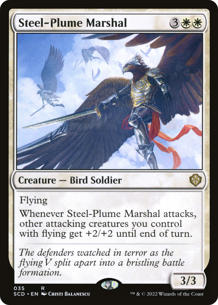 Steel-Plume Marshal [Starter Commander Decks] | Arkham Games and Comics