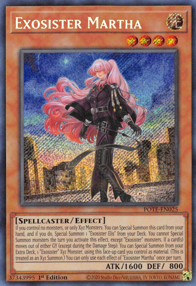 Exosister Martha [POTE-EN025] Secret Rare | Arkham Games and Comics