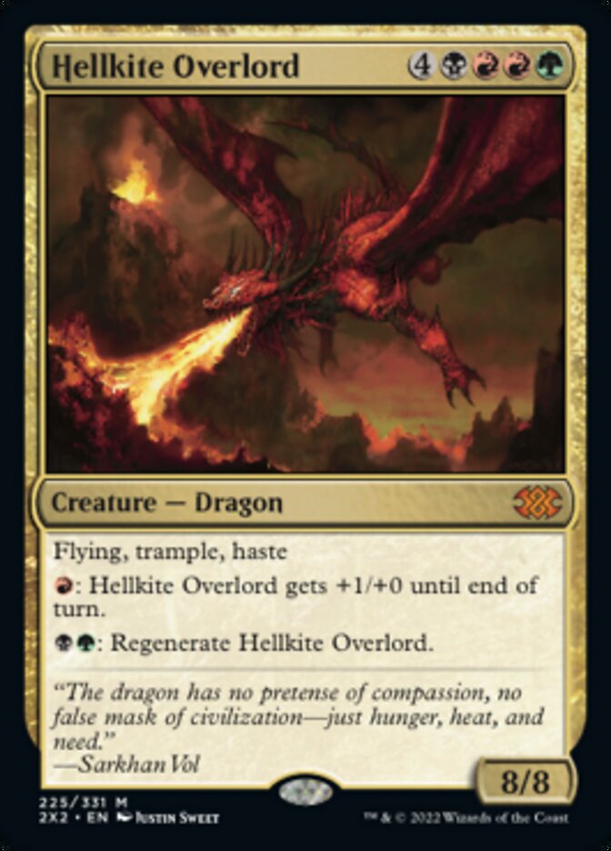 Hellkite Overlord [Double Masters 2022] | Arkham Games and Comics