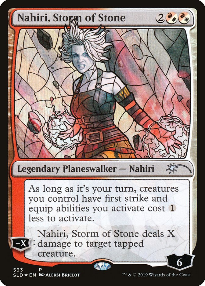 Nahiri, Storm of Stone (Stained Glass) [Secret Lair Drop Promos] | Arkham Games and Comics