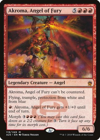 Akroma, Angel of Fury [Masters 25] | Arkham Games and Comics