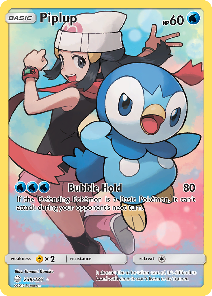 Piplup (239/236) [Sun & Moon: Cosmic Eclipse] | Arkham Games and Comics