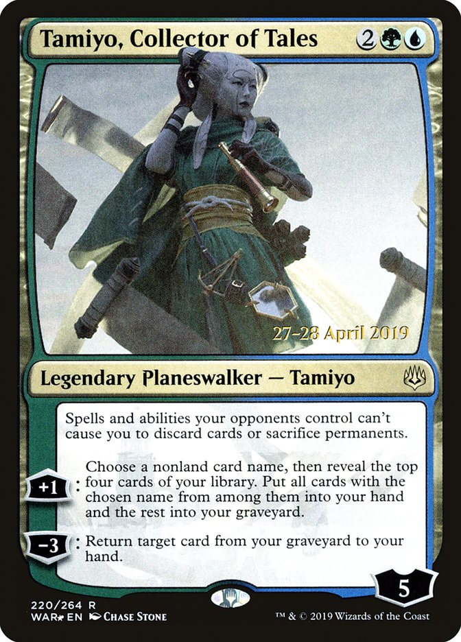 Tamiyo, Collector of Tales  [War of the Spark Prerelease Promos] | Arkham Games and Comics