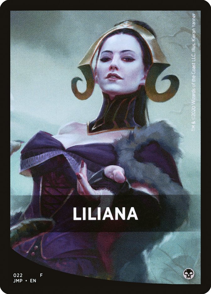 Liliana Theme Card [Jumpstart Front Cards] | Arkham Games and Comics