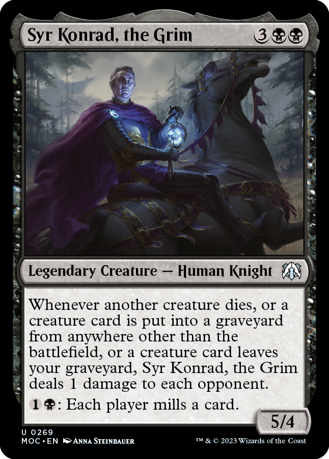 Syr Konrad, the Grim [March of the Machine Commander] | Arkham Games and Comics