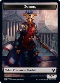 Zombie // Satyr Double-sided Token [Theros Beyond Death Tokens] | Arkham Games and Comics