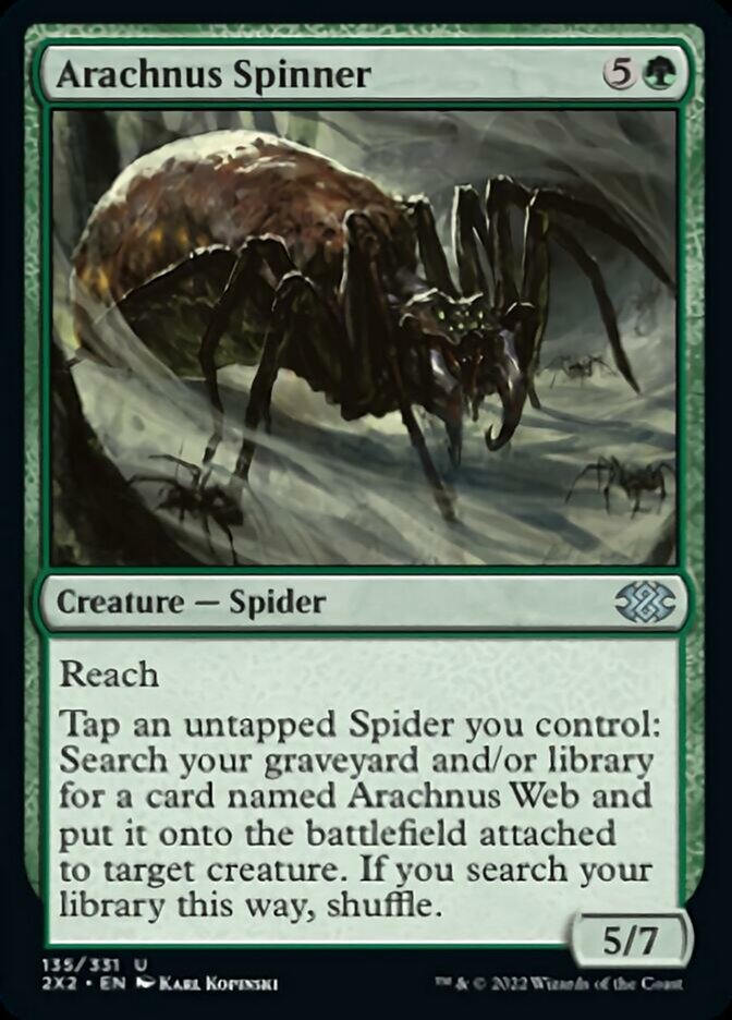 Arachnus Spinner [Double Masters 2022] | Arkham Games and Comics