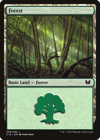 Forest (339) [Commander 2015] | Arkham Games and Comics