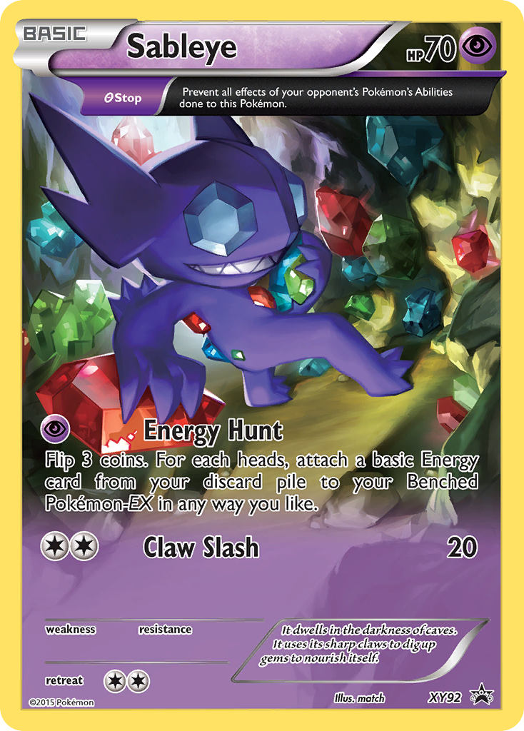 Sableye (XY92) [XY: Black Star Promos] | Arkham Games and Comics