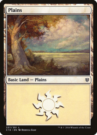 Plains (337) [Commander 2016] | Arkham Games and Comics